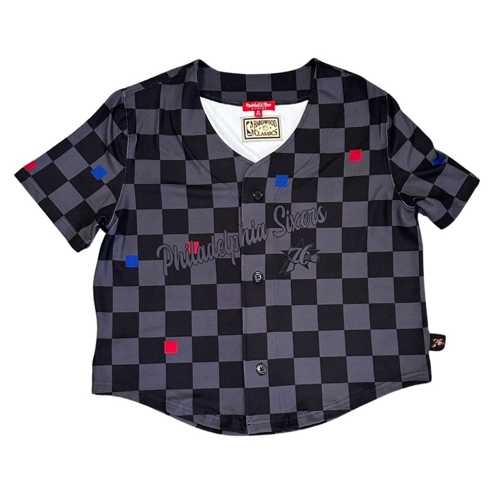Philadelphia 76ers Women’s Mitchell and Ness Top Size M